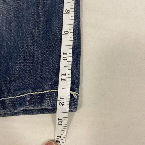 Men's Size 36 Baggy Denim Skater Hip Hop Shorts Vintage Y2K by Southpole - Picture 6 of 7